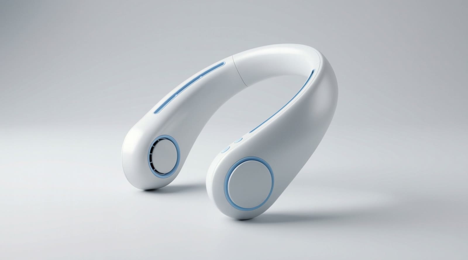 Aero soft-touch neckband close-up